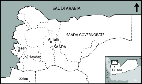 Map of Saudi Arabia