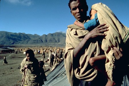 Réfugiés éthiopiens en déplacement