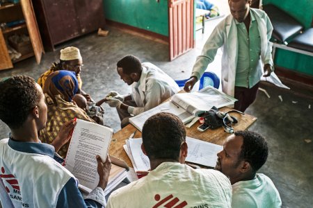 Le personnel MSF du centre de santé à Dolo en Ethiopie